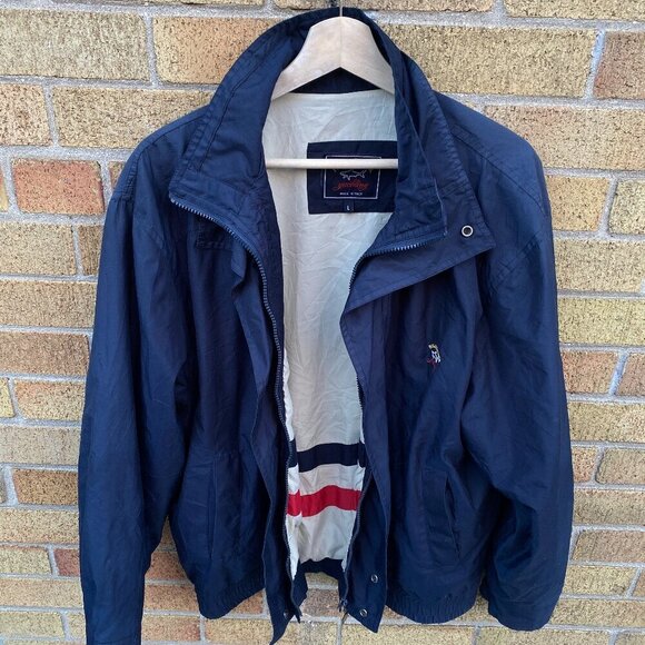 Vintage 90s Paul & Shark Yaughting Jacket Large Blue - Picture 14 of 14